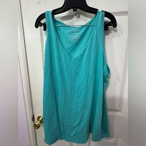 Torrid 3x classic fit Teal Sleeveless Tank Top